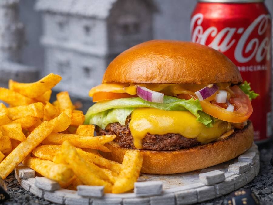 Combo Salad Burger - Maui