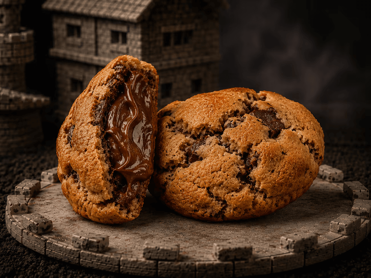 Cookie Recheado com Nutella (60g)